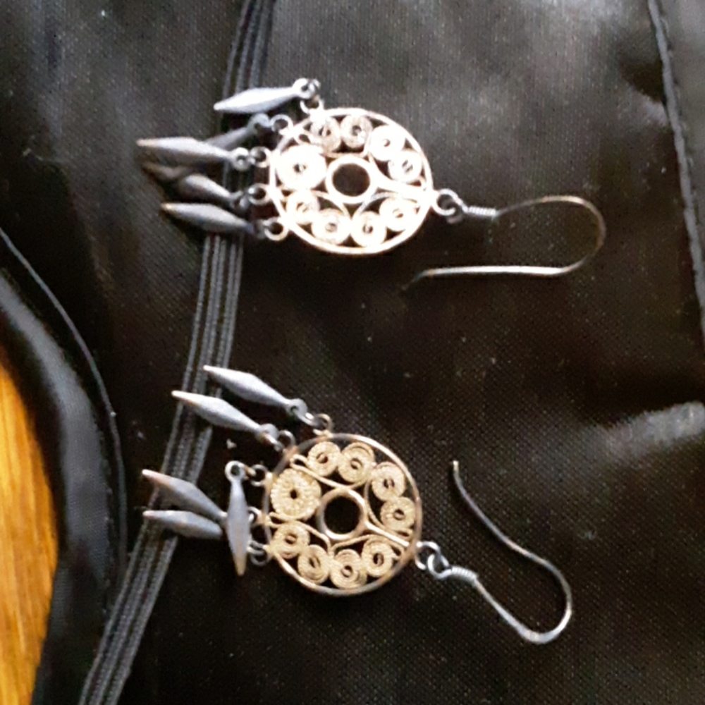 Dream catcher earrings